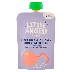 Little Angels Organic Vegetable & Chicken Curry with Rice 7+ Months 130g