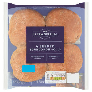 4 Seeded Sourdough Rolls