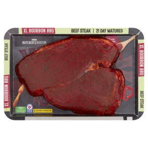Free From Gluten XL Bourbon BBQ Beef Steak