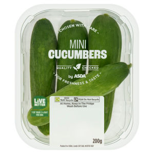Cool & Crunchy Mini Cucumbers 200g