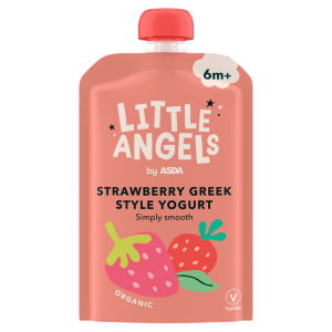 Little Angels Organic Strawberry Greek Style Yogurt 6+M 90g
