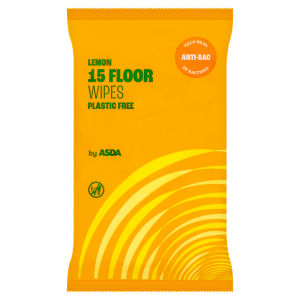 ASDA 15 Lemon Floor Wipes