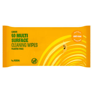 60 Lemon Multi Surface Cleaning Wipes