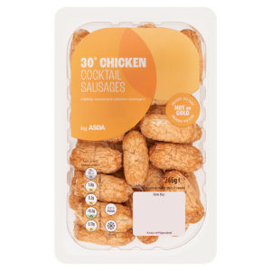 30 Chicken Cocktail Sausages 246g