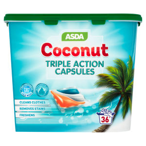 Coconut Triple Action Capsules 36 Washes