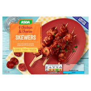 Limited Edition 4 Chicken & Chorizo Skewers