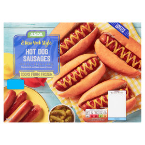 Limited Edition 8 New York Style Hot Dog Sausages 640g