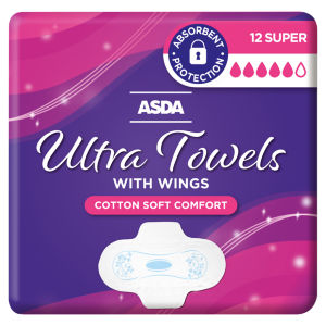 12 Super Ultra Towels with Wings
