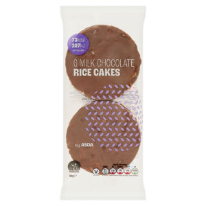 6 Milk Chocolate Rice Cakes 90g