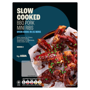 Slow Cooked BBQ Pork Mini Ribs 550g