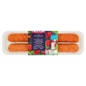Carolina Reaper Pork Footlong Sausages