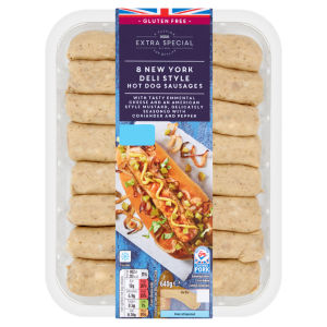 8 New York Deli Style Hot Dog Sausages