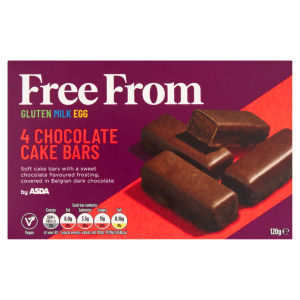 Free From by  4 Chocolate Cake Bars 120g