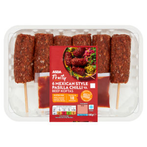 Fruity Mexican Style Pasilla Chilli Beef Koftas