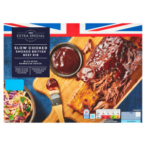 Slow Cooked Smoked British Beef Rib 452g