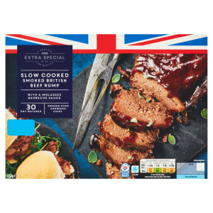 Slow Cooked Smoked British Beef Rump 814g