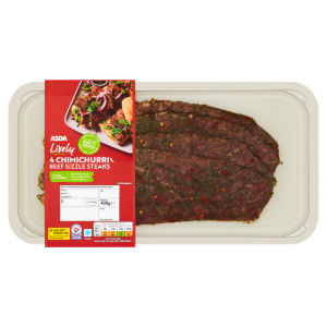 Lively Chimichurri Beef Sizzle Steaks