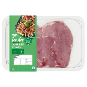 Tender Lamb Leg Steaks 340g
