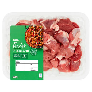 Tender Diced Lamb 300g