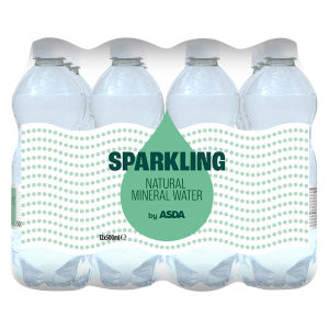 Asda Sparkling Natural Mineral Water 12 x 500ml