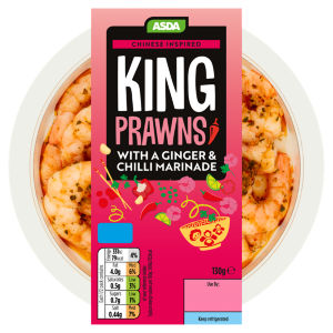 King Prawns with a Ginger & Chilli Marinade 130g