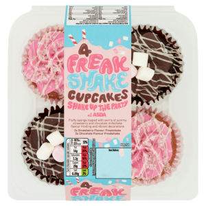 4 Freakshake Cupcakes