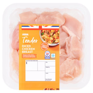 Tender Diced Chicken Breast 400g
