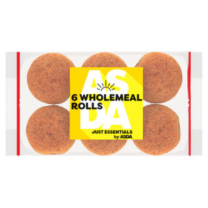 Just Essentials 6 Wholemeal Rolls