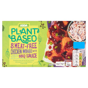 8 Meat-Free Chicken Wings with BBQ Sauce 250g