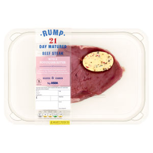 Rump Beef Steak with a Peppercorn Butter 240g