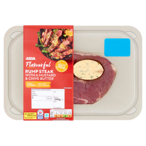 Flavourful Rump Steak with a Mustard & Chive Butter