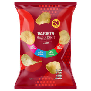 Variety Flavour Crisps 24 x 25g (600g)