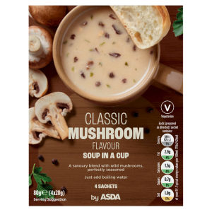 Classic Mushroom Flavour Soup in a Cup 4 x 20g (80g)