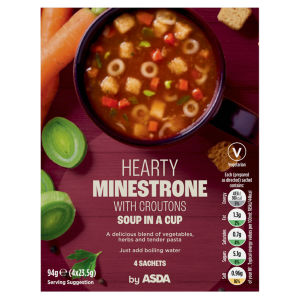 Hearty Minestrone with Croutons Soup in a Cup 4x23.5g (94g)