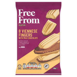 Free From by  Viennese Fingers with Milk Chocolate 120g