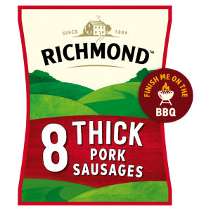 Richmond 8 Thick Pork Sausages