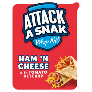 Attack A Snak Ham & Cheese Wrap Kit 86G