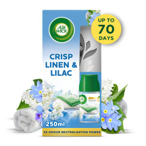 Air Wick 250ml Freshmatic Kit Crisp Linen & Lilac Air Freshener