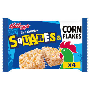 Squares & Corn Flakes Rice Krispies Bars 4 x 31g (124g)