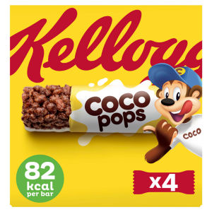 Kellogg's Coco Pops Cereal Milk Bars 4x20g