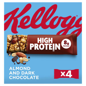Kellogg’s High Protein Almond and Dark Chocolate snack bars 4x35g