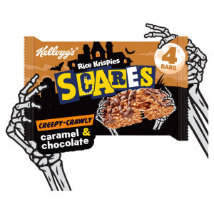 Rice Krispies Squares Halloween Caramel & Chocolate Snack Bars 4x28g