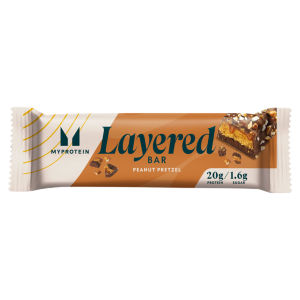 Layered Bar Chocolate Peanut Pretzel Flavour 60g