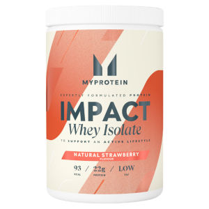Impact Whey Isolate Natural Strawberry Flavour 480g