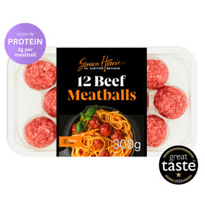 The Scottish Butcher Premium 12 Beef Meatballs 300g