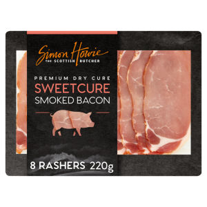 The Scottish Butcher Sweetcure Back Bacon 8 Rashers 220g