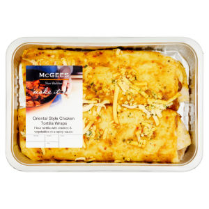 Oriental Style Chicken Tortilla Wraps 500g
