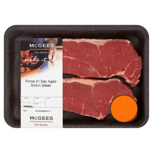 Your Butcher Prime 21 Day Aged Sirloin Steak 350g