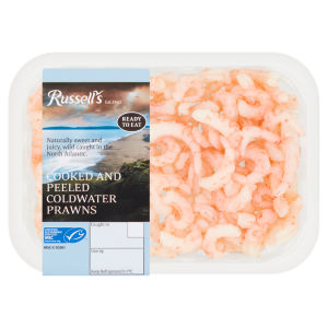 Cooked and Peeled Coldwater Prawns
