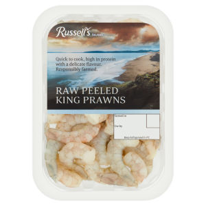 Succulent Raw & Peeled King Prawns 160g